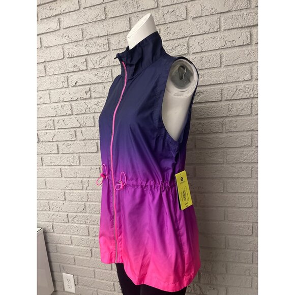 NWT Xersion Women Spink Ombre Zip Front Vest Size M - Picture 4 of 10